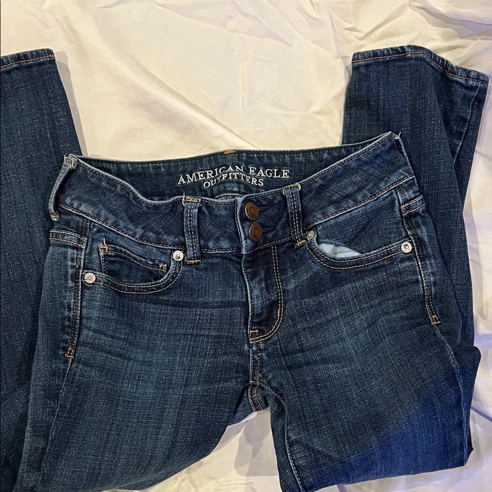 American Eagle Outfitters Dark Blue Jeans